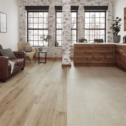 Karndean Knight Tile Washed Character Oak KP144 Plank Glue Down LVT Flooring