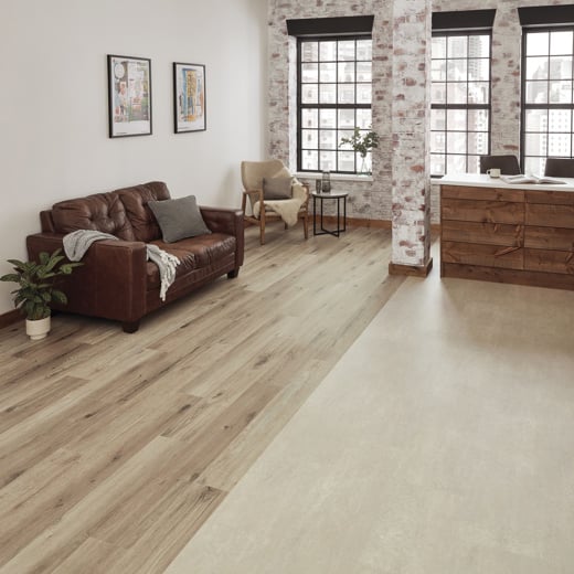 Karndean Knight Tile Washed Character Oak KP144 Plank Glue Down LVT Flooring