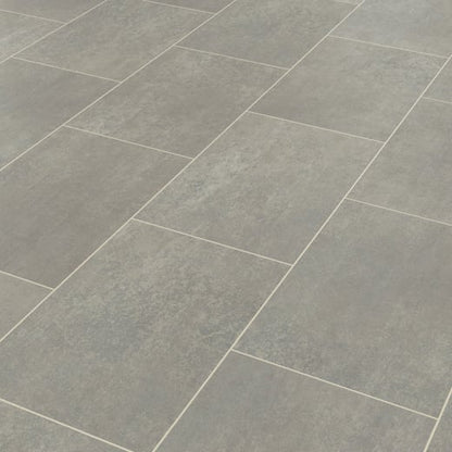 Karndean Knight Tile Smoked Concrete ST22 Stone Tile Glue Down LVT Flooring