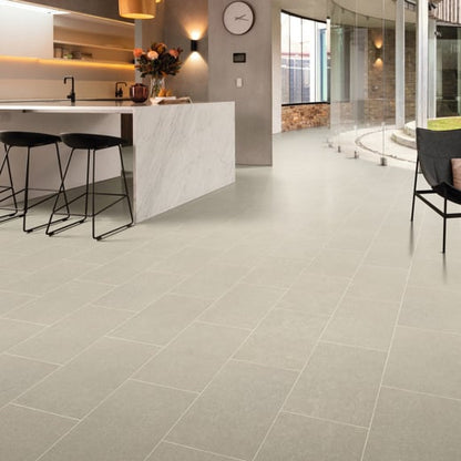 Karndean Knight Tile Lucerne Stone ST25 Stone Tile Glue Down LVT Flooring