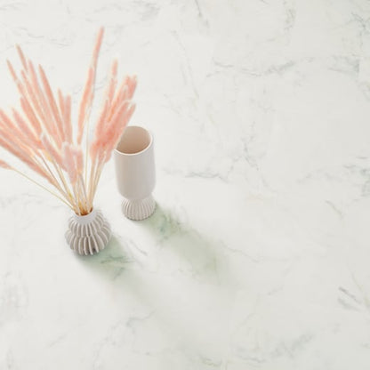 Karndean Knight Tile Glacial Marble ST27 Stone Tile Glue Down LVT Flooring