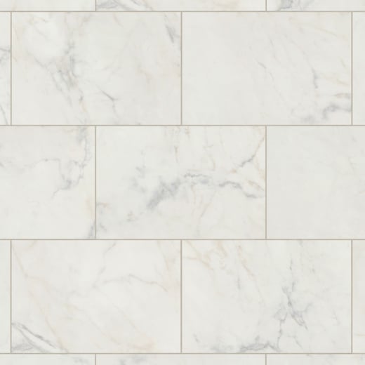 Karndean Knight Tile Glacial Marble ST27 Stone Tile Glue Down LVT Flooring