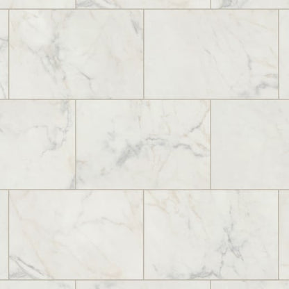 Karndean Knight Tile Glacial Marble ST27 Stone Tile Glue Down LVT Flooring