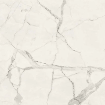 Textures Carrara White TS01 Stone Tile Glue Down LVT Flooring