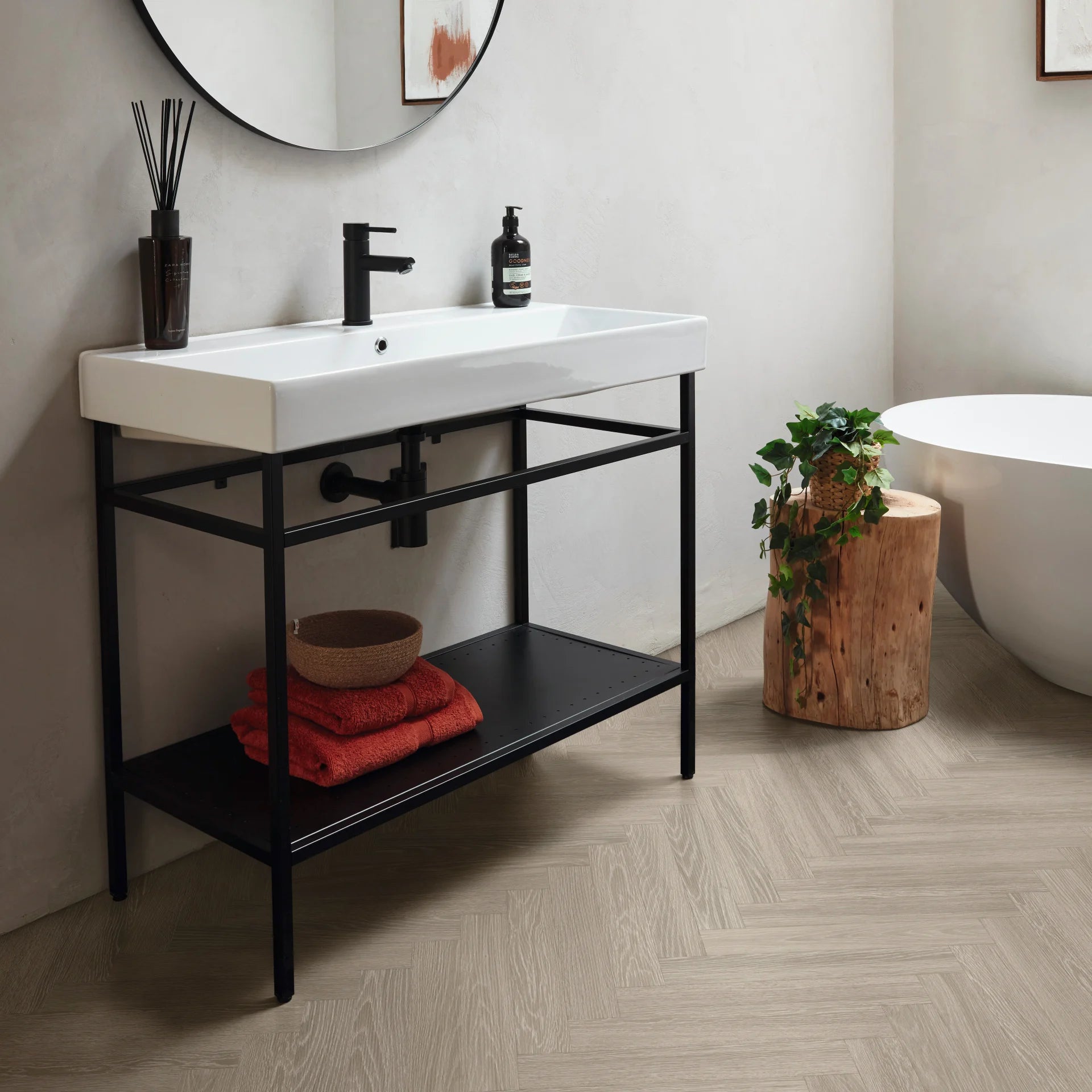 Karndean Palio Essenza Verona Prime SM-PVP407 Herringbone Glue Down LVT Flooring