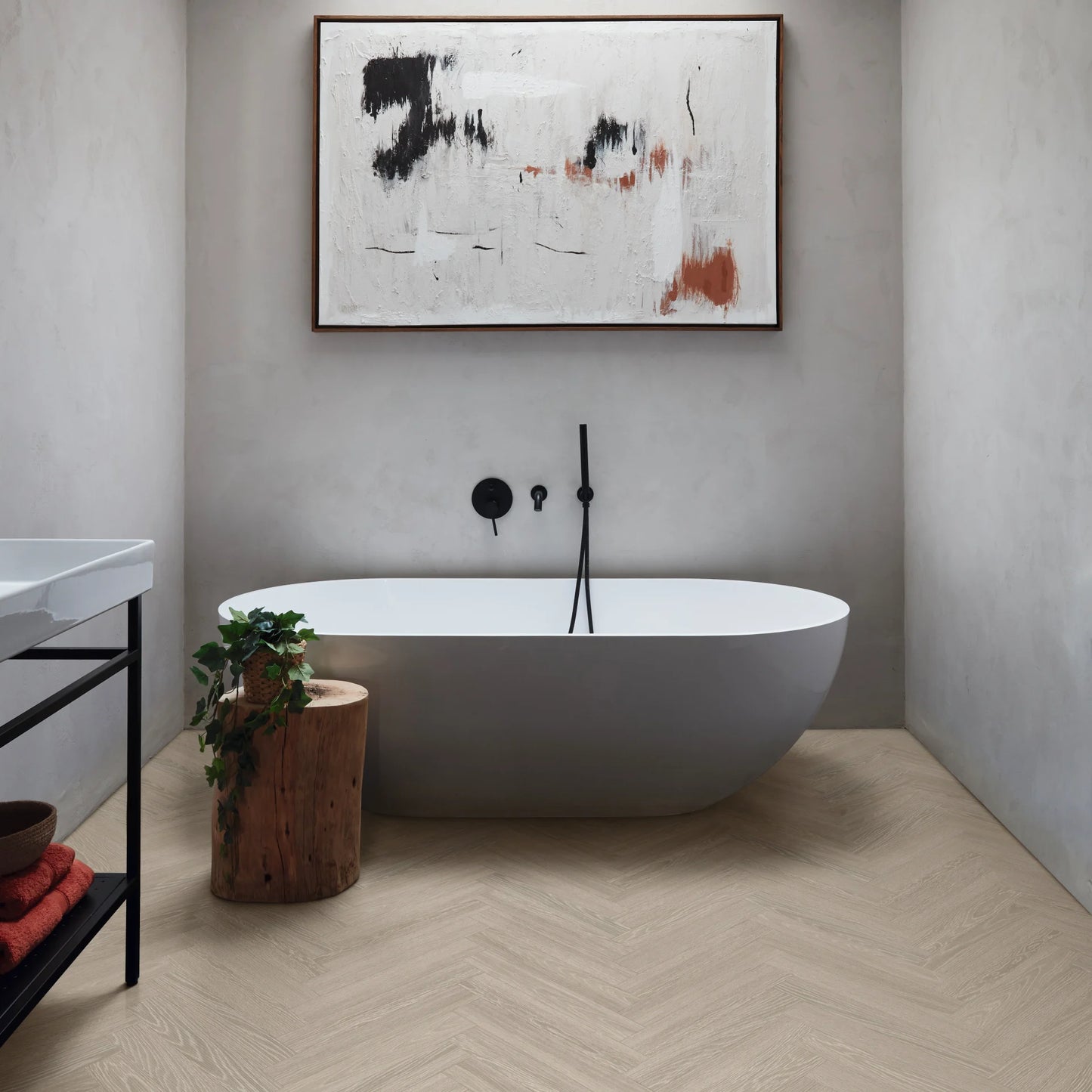 Karndean Palio Essenza Verona Prime SM-PVP407 Herringbone Glue Down LVT Flooring