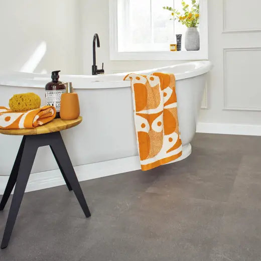 Karndean Van Gogh Urban Grey VGT2402 Stone Tile Glue Down LVT Flooring