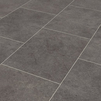 Karndean Van Gogh Volcanic Black VGT2406 Stone Tile Glue Down LVT Flooring