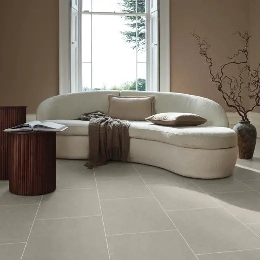 Karndean Van Gogh Dove Castello Marble VGT2418 Stone Tile Glue Down LVT Flooring