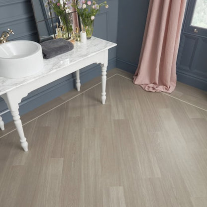 Karndean Van Gogh Misty Grey Oak VGW112T Plank Glue Down LVT Flooring