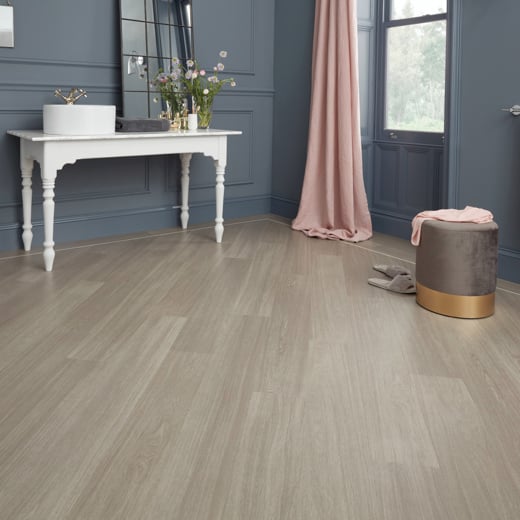 Karndean Van Gogh Misty Grey Oak VGW112T Plank Glue Down LVT Flooring
