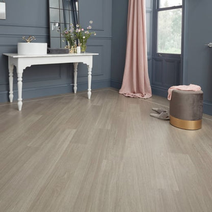 Karndean Van Gogh Misty Grey Oak VGW112T Plank Glue Down LVT Flooring