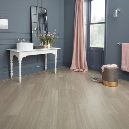 Karndean Van Gogh Misty Grey Oak VGW112T Plank Glue Down LVT Flooring