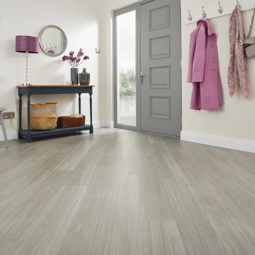 Karndean Van Gogh Cool Grey Oak VGW113T Plank Glue Down LVT Flooring