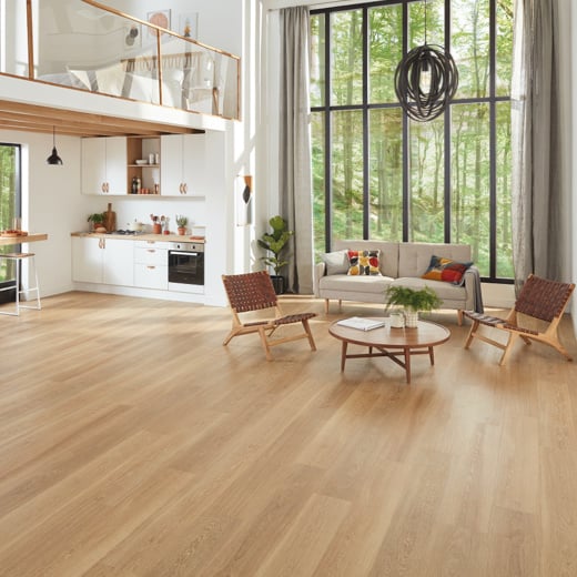 Karndean Van Gogh Warm Brushed Oak RKP121 Large Plank Rigid Core Click LVT Flooring