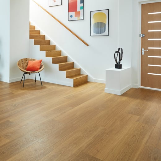 Karndean Van Gogh Golden Brushed Oak RKP122 Large Plank Rigid Core Click LVT Flooring