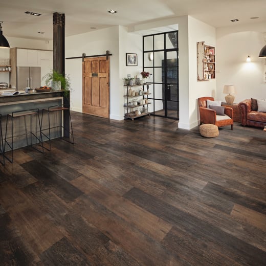 Karndean Van Gogh Salvaged Barnwood VGW123T-RKP Large Plank Rigid Core Click LVT Flooring
