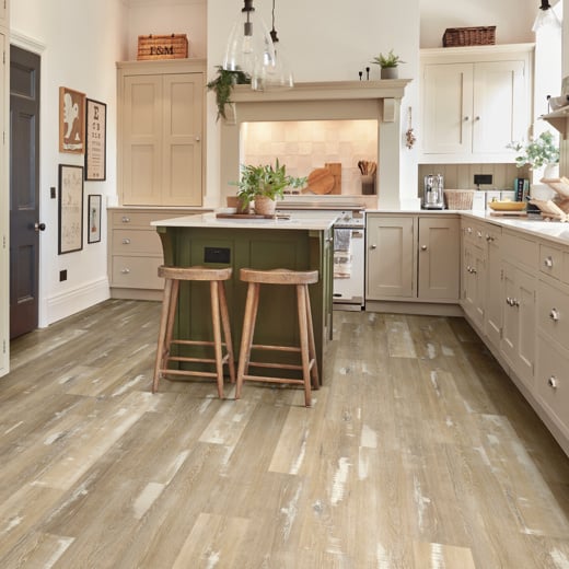 Karndean Van Gogh Blond Farmhouse Oak VGW136T Plank Glue Down LVT Flooring