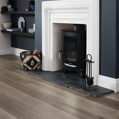 Karndean Van Gogh Washed Grey Ash VGW8104 Large Plank Glue Down LVT Flooring