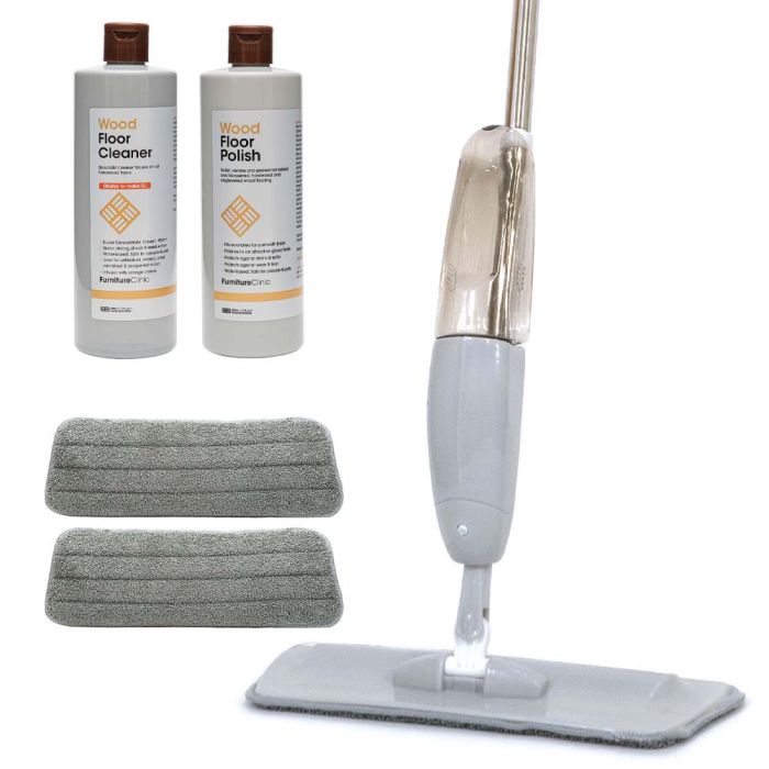 Furniture Clinic Wood Floor Cleaner & Polish Kit